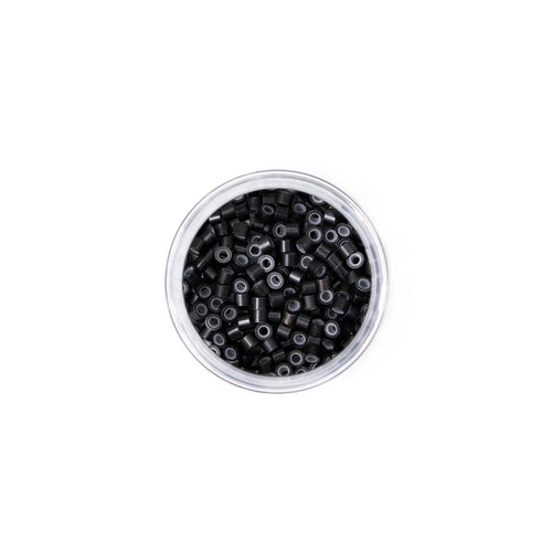 microringi z silikonem (4x2x3) - bez niklu - 250 szt. - black