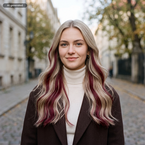 tape on human hair extensions PRO TAPE 3 CM - cherry twist