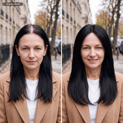 topper damski naturalny na klispy Clip Top - 1