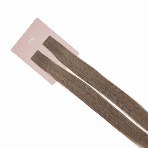 włosy naturalne doczepiane her flow tape on STANDARD TAPE 3 cm - dark grey