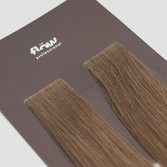 Her Flow Band auf natürliche menschliche Haarverlängerungen PRO TAPE 3 CM - Farbe DARK GREY