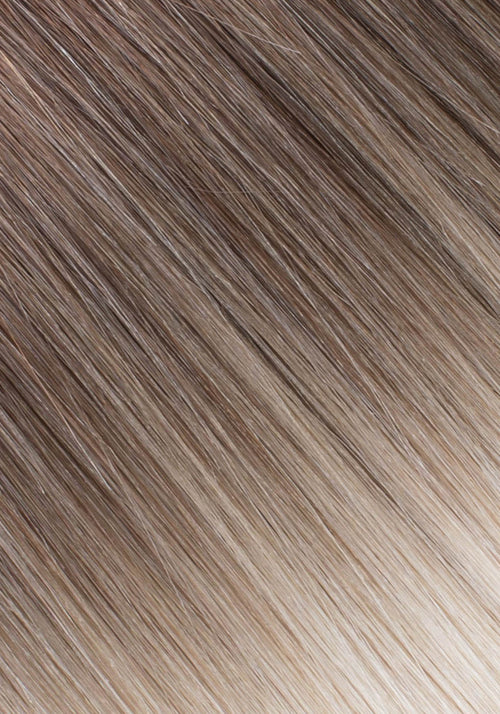 color Dark Brown Creamy Blonde Ombre