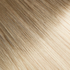 her flow tape su extension di capelli umani naturali PRO TAPE 3 CM - colore LIGHT GREY/PLATINUM OMBRE