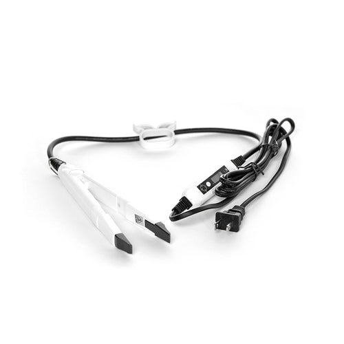 keratin heat iron hairtalk col. white-black