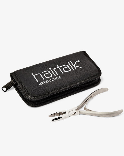 hairtalk needle nose pliers in black case