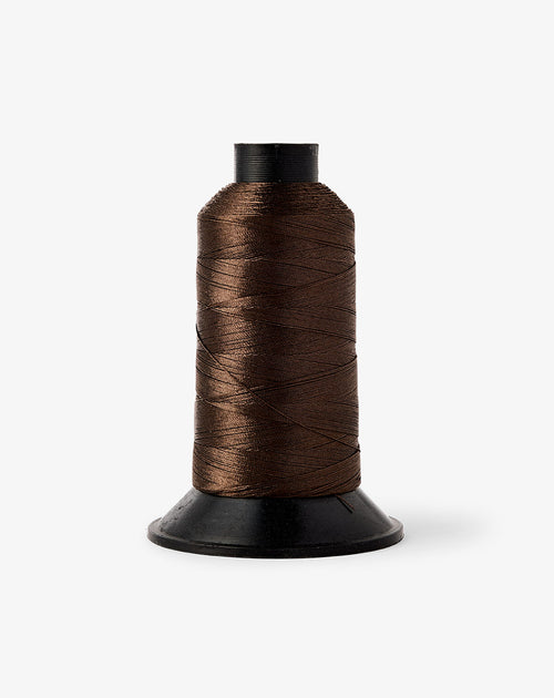 nylon thread for weft col. brown
