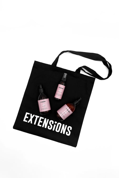 careMe! cosmetics set with bag