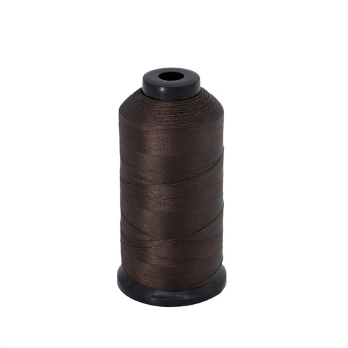 nylonbundet tråd för weft extensions - 1371m - brun