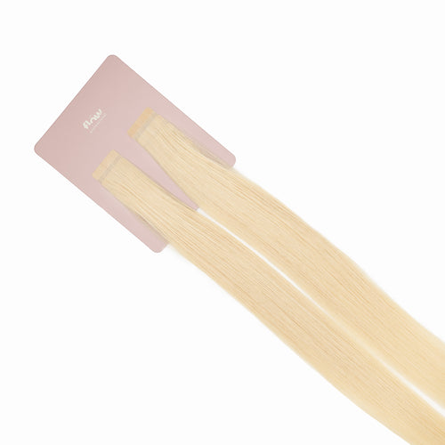 włosy naturalne doczepiane her flow tape on STANDARD TAPE 3 cm - platinum