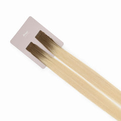 tejpade löshår av äkta hår her flow INVISIBLE TAPE 3 CM - blond med mörkare botten