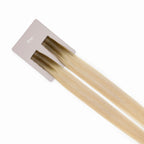 włosy naturalne doczepiane her flow tape on INVISIBLE TAPE 3 cm - rooted blonde balayage