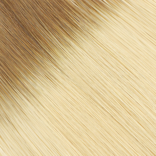Her Flow Band auf natürliche menschliche Haarverlängerungen PRO TAPE 3 CM - Farbe ROOTED BLONDE