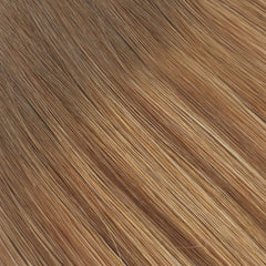 Her Flow Band auf natürliche menschliche Haarverlängerungen PRO TAPE 3 CM - Farbe ROOTED BROWN BALAYAGE