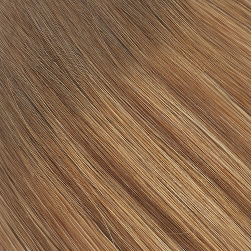 Her Flow Band auf natürliche menschliche Haarverlängerungen PRO TAPE 3 CM - Farbe ROOTED BROWN BALAYAGE