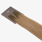 Her Flow Band auf natürliche menschliche Haarverlängerungen PRO TAPE 3 CM - Farbe ROOTED BROWN