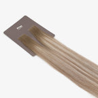 her flow tape su extension di capelli umani naturali PRO TAPE 3 CM - colore ROOTED GREY BALAYAGE