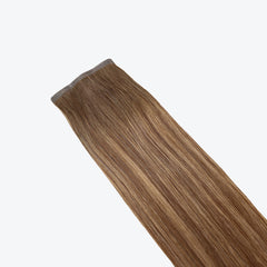 extendMe! seamless clip in human hair 180g - rooted brown balayage