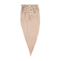 extendMe! seamless clip in human hair 180g - silver (rose silver)