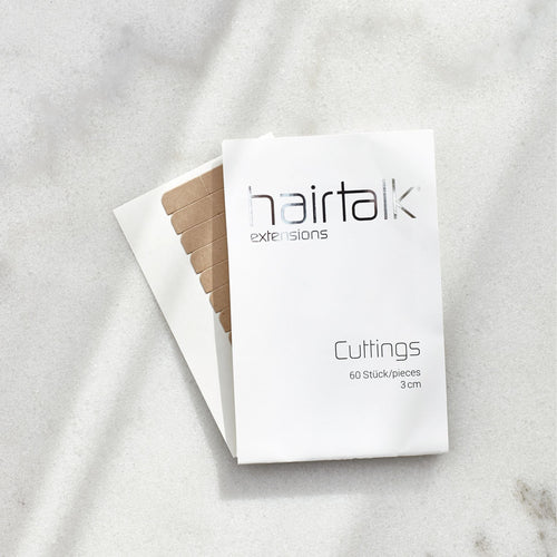 hairtalk 3 cm cuttings for tape in hair extensions