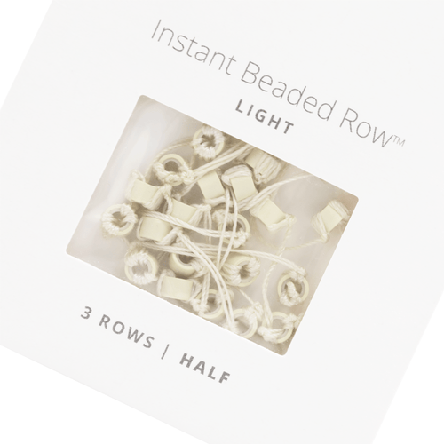 IBR - Instant Beaded Row - half row - light