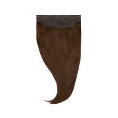 extendMe! flip in human hair 120g - dark brown