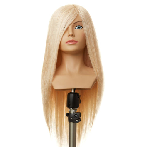 Echthaar trainingskopf OMC Natural Hair Medium Plus 50-55 cm