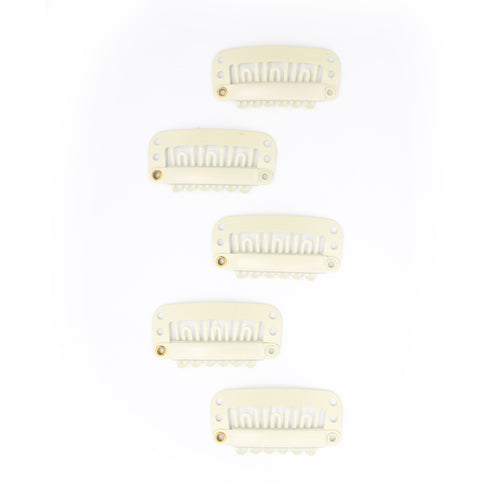 clip/bond - spare - beige - 5 pieces