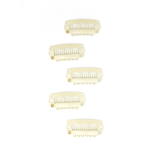 clip/bond - spare - beige - 5 pieces