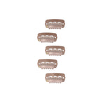 clip/bond - spare - brown - 5 pieces