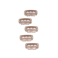 clip/bond - spare - brown - 5 pieces