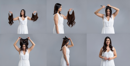 hairband by hairtalk step by step application