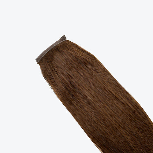 extendMe! human hair ponytail 120g - dark brown