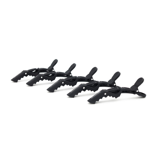 clipMe! croco clips set - 5pcs. - black