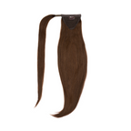 extendMe! human hair ponytail 120g - dark brown