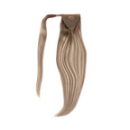 extendMe! human hair ponytail 120g - rooted grey balayage