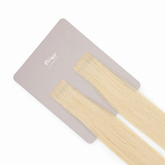 włosy naturalne doczepiane her flow tape on INVISIBLE TAPE 3 cm - platinum