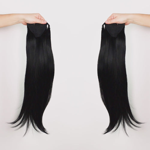 kucyk naturalny doczepiany 120g extendMe! - black