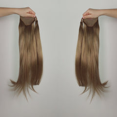 rabo de cavalo de cabelo humano 120g extendMe! - loiro natural