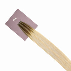 keratin human hair extensions her flow - rooted blonde balayage