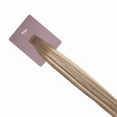 keratin human hair extensions her flow - rooted grey balayage