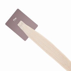 keratin human hair extensions her flow - silver
