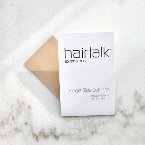 hairtalk 3 cm single side cuttings for tape in hair extensions